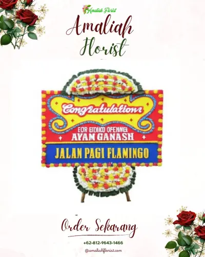 Bunga Papan Congratulation di Pegundan